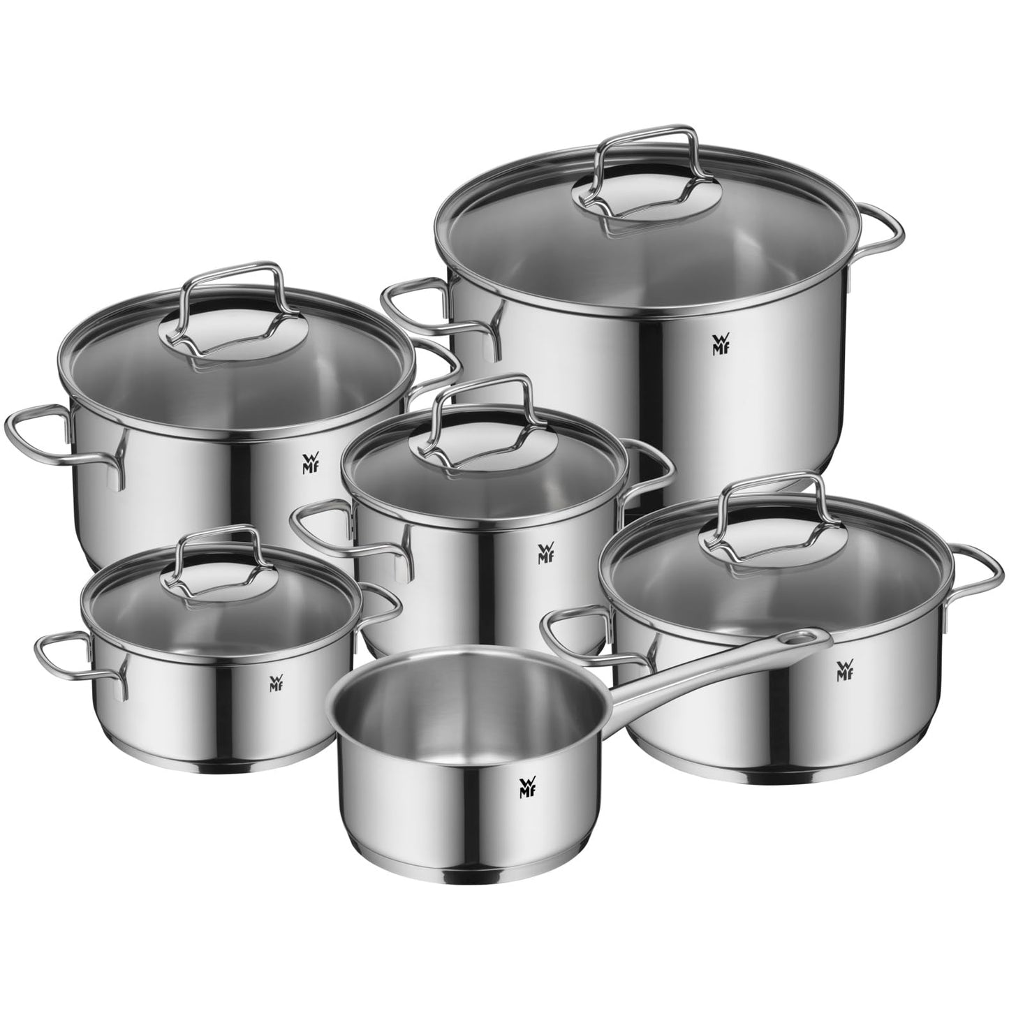 Astoria Topfset Induktion 6-teilig unbeschichtet