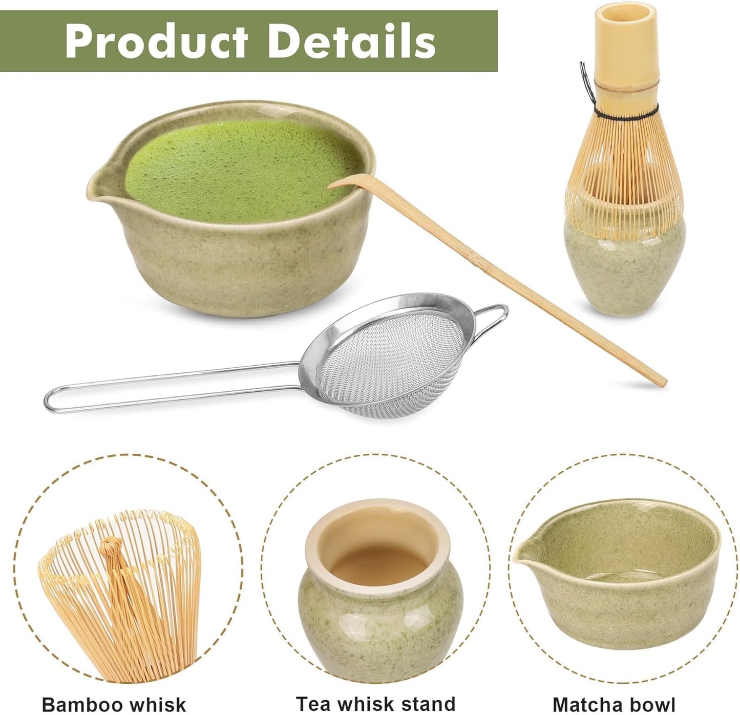 Matcha Tee Set - 5-teiliges Einsteiger-Set