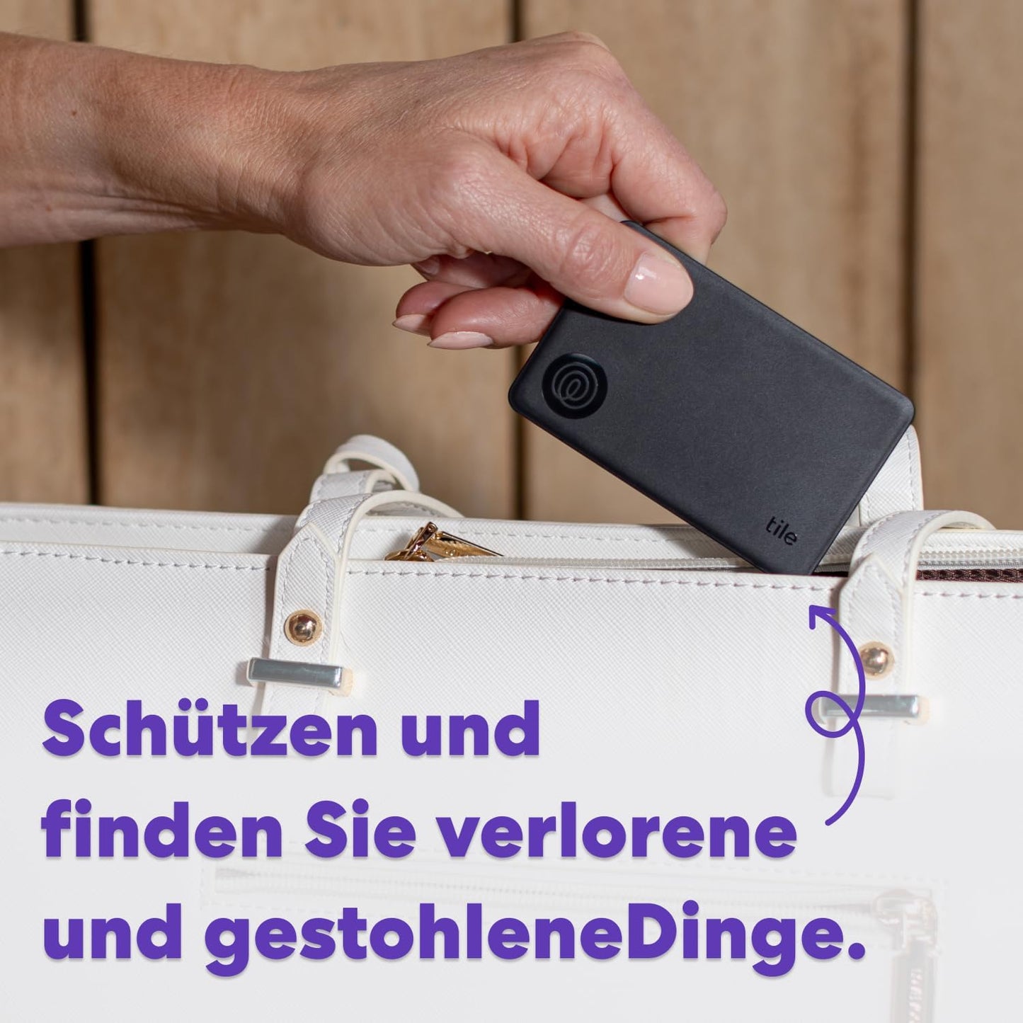 Slim - Bluetooth-Tracker, Slim Schwarz, 1er-Pack