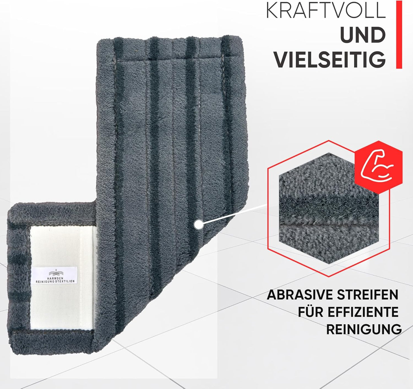 Wischmopp-Bezüge für starke Verschmutzungen 5er Set, Starke Verschmutzung 40 cm - 5 Stück