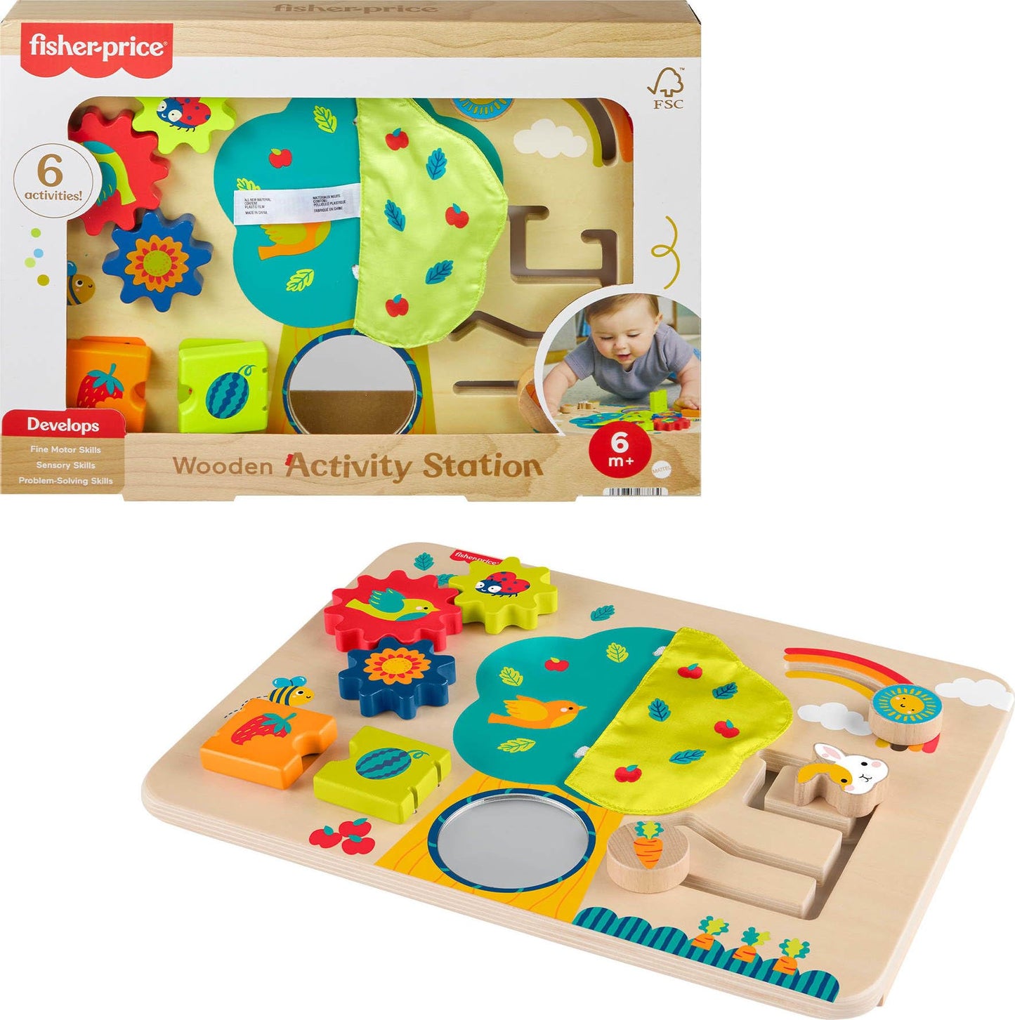 Spielbrett für Babys ab 6 Monaten