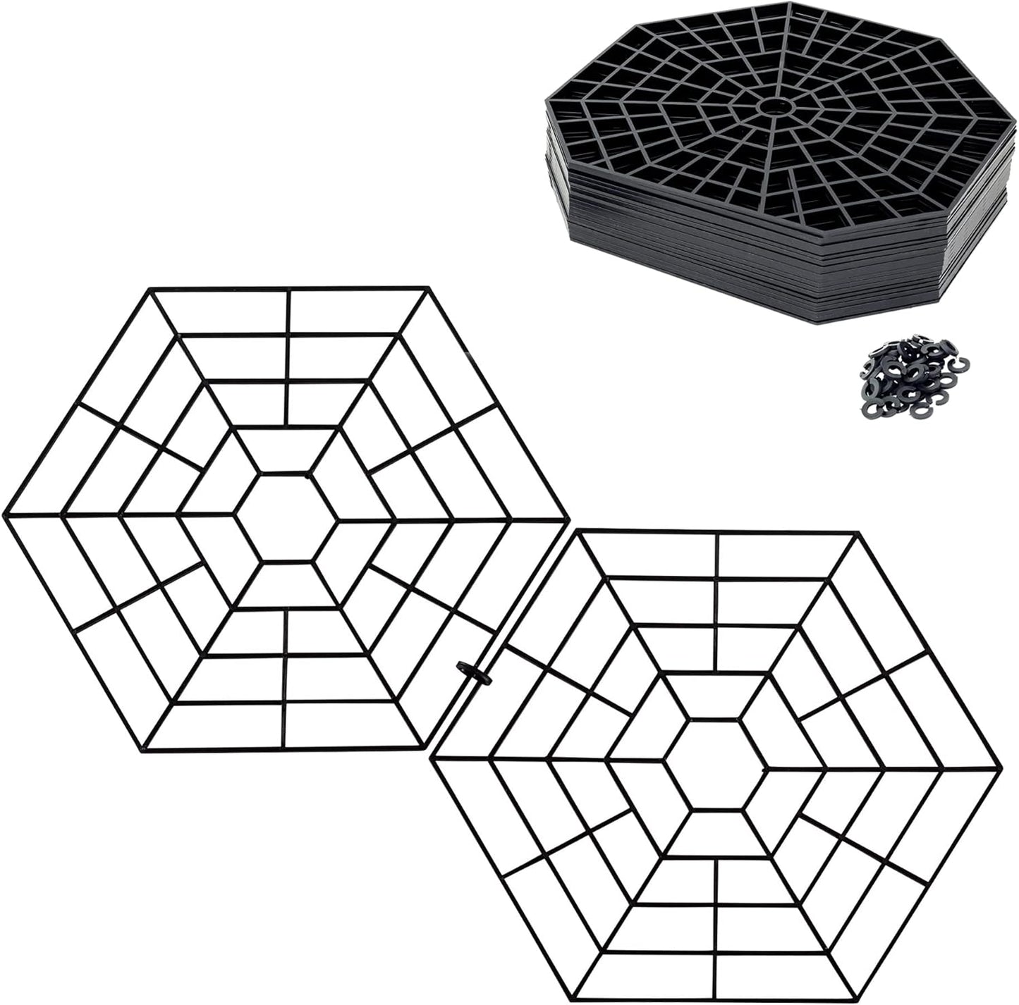 Schwimmendes Teichschutzgitter Set, 40