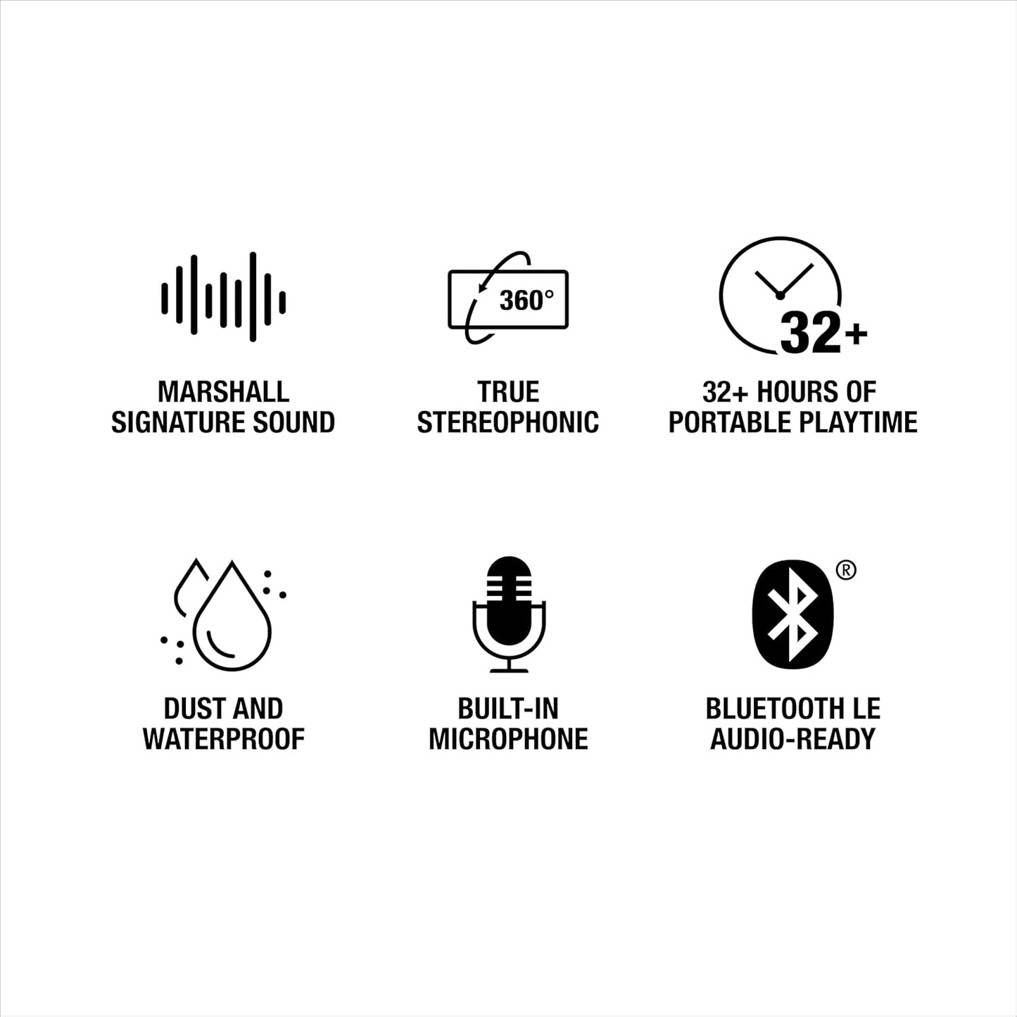 Emberton III - Tragbarer Bluetooth-Lautsprecher, Black Emberton III