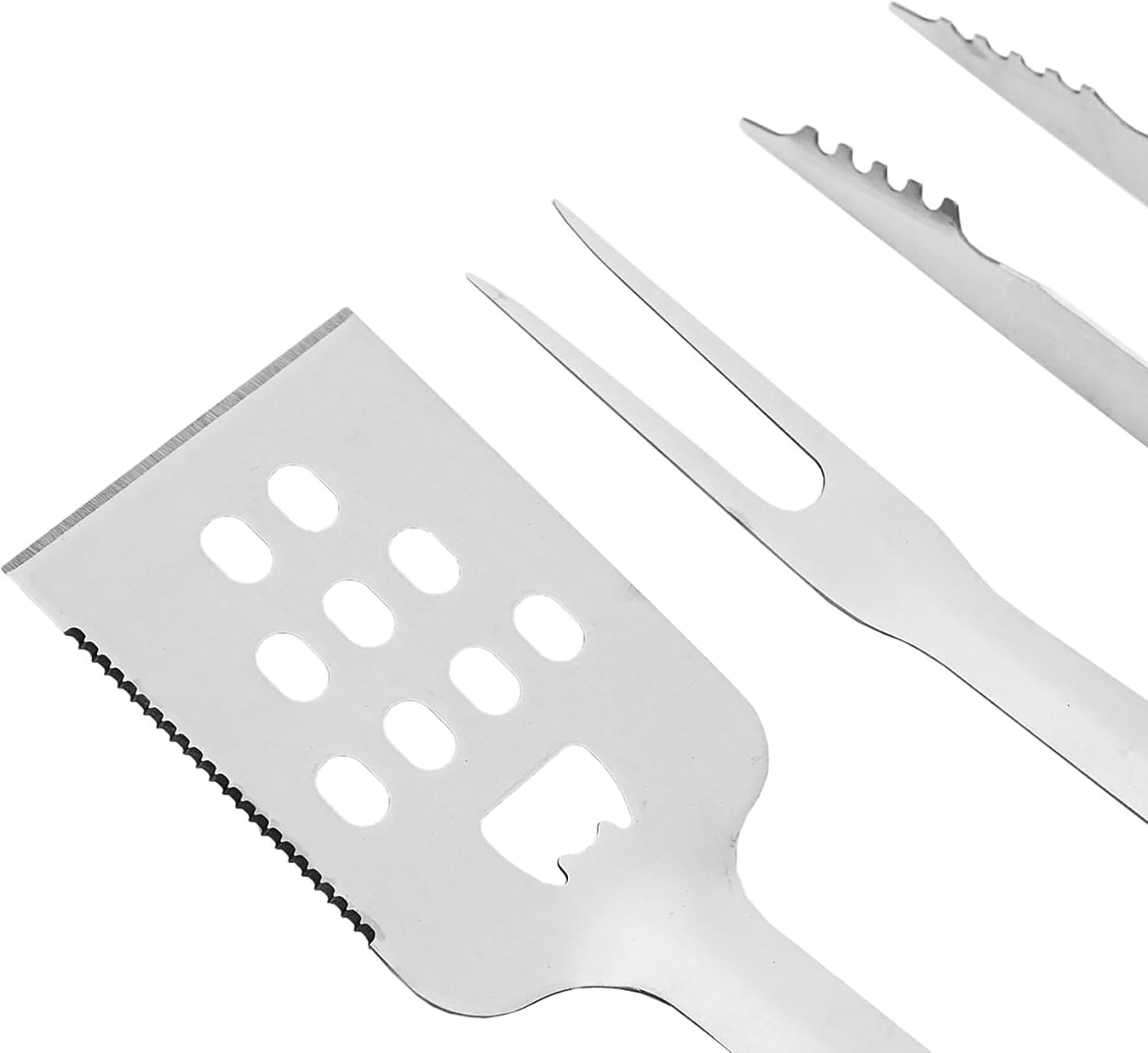 4-teiliges Grillbesteck-Set, 4-teilig