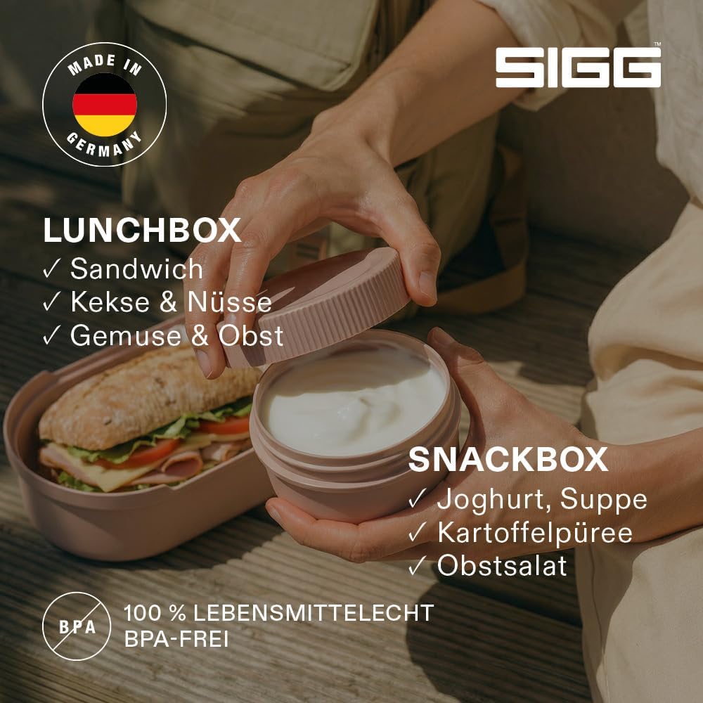 LUMO Lunchbox L mit Trenner & Auslaufschutz, Dusk