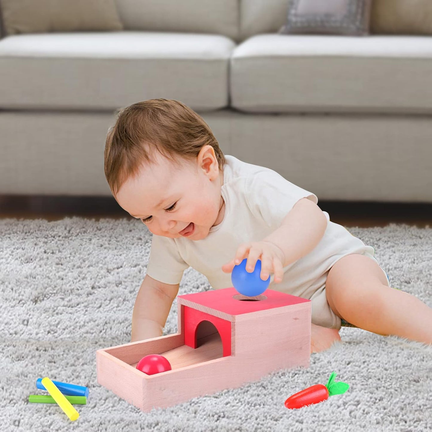 Sensorik Bälle zum Zählen und Sortieren, 4 in 1 toy