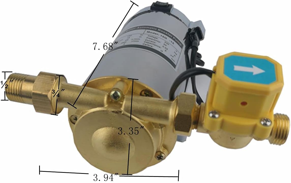 Automatische Booster-Pumpe 15G-15V2 für Duschsysteme, 15G-15V2