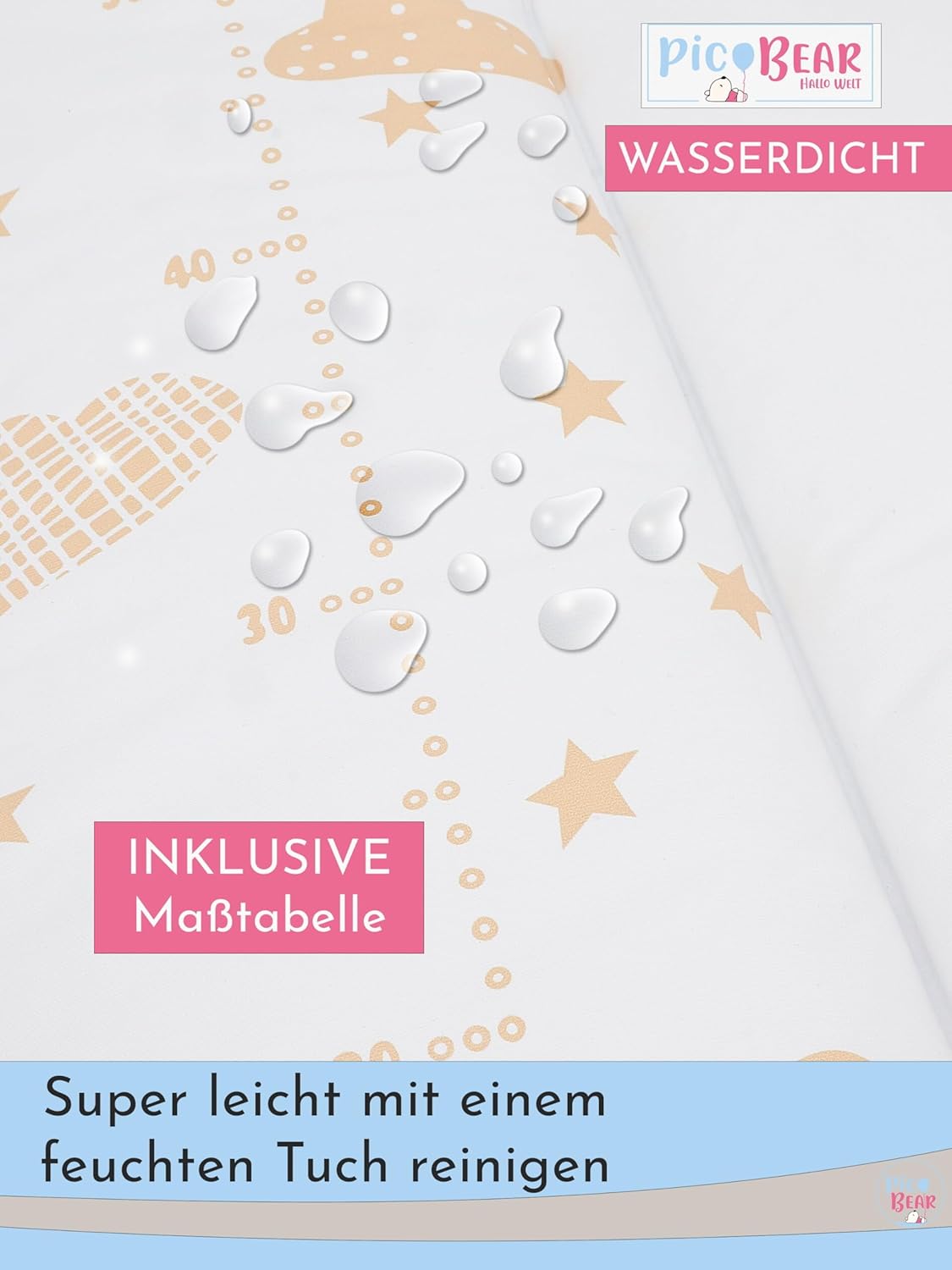 Wickelauflage Babyfant, 85x72 cm (1er Pack) Babyfant
