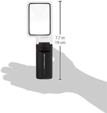 Optiklupe, 75 x 50 mm 4,0 x Vergrösserung Single