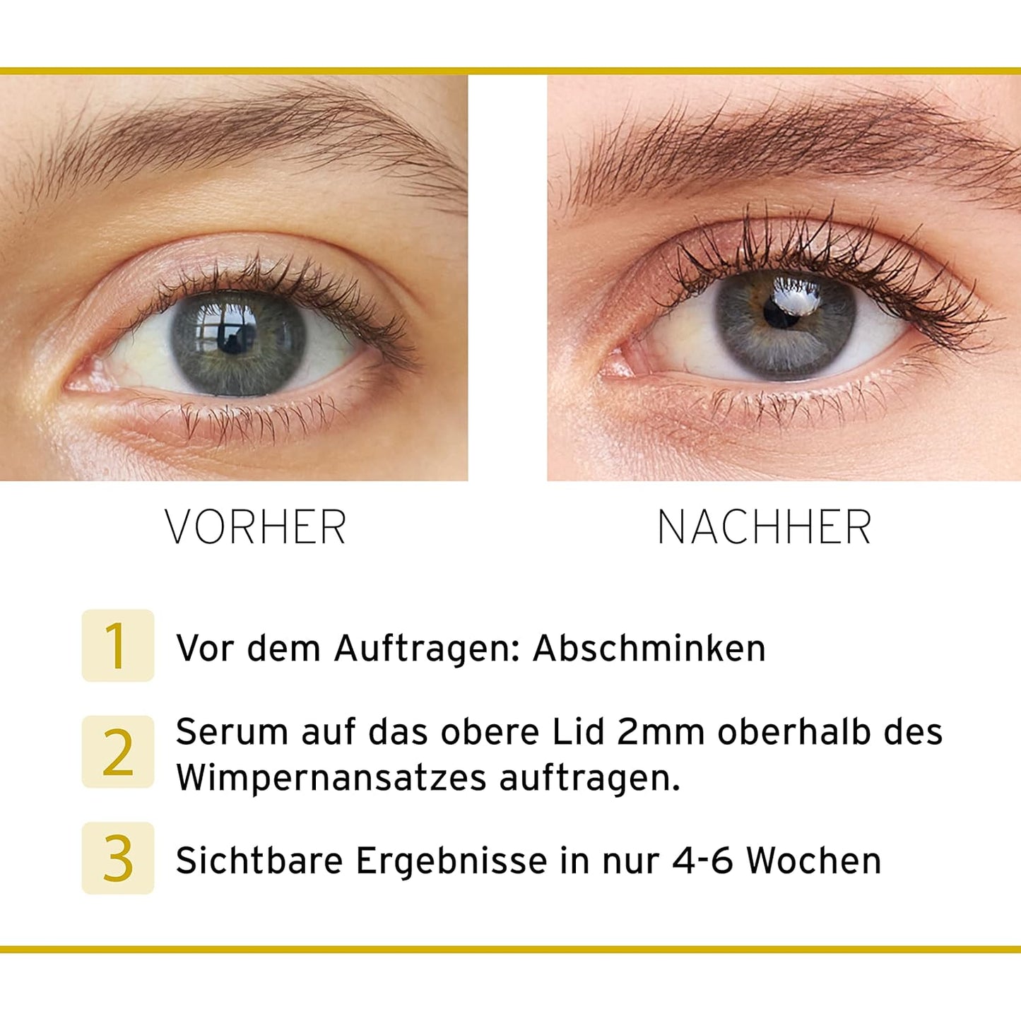 Veganes Wimpernserum für schnelles Wachstum (3ml)