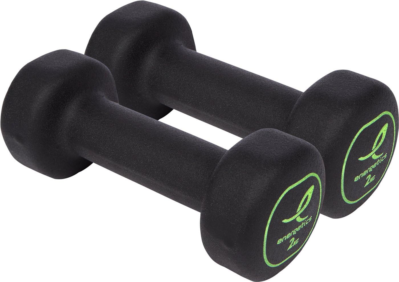 Neopren Hantel-Set, 2X1,0 Black/Yellow