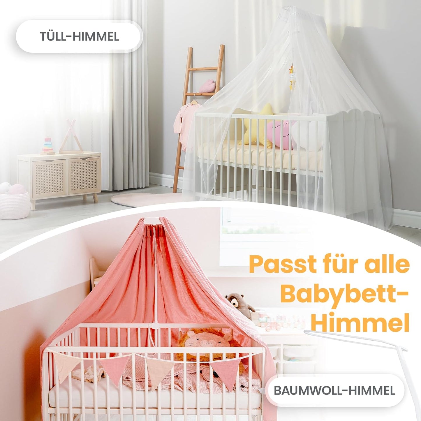 Himmelstange für Baby- und Kinderbetten