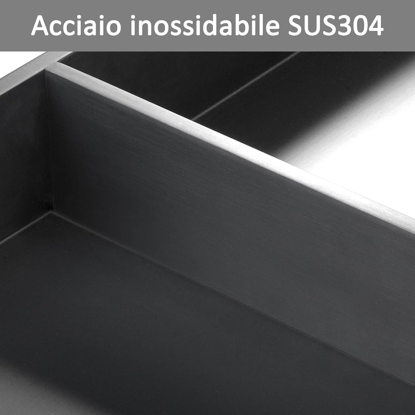 Wandnische für Dusche mit Regal (30x60x10 cm), 30×60cm (30/30) Grau