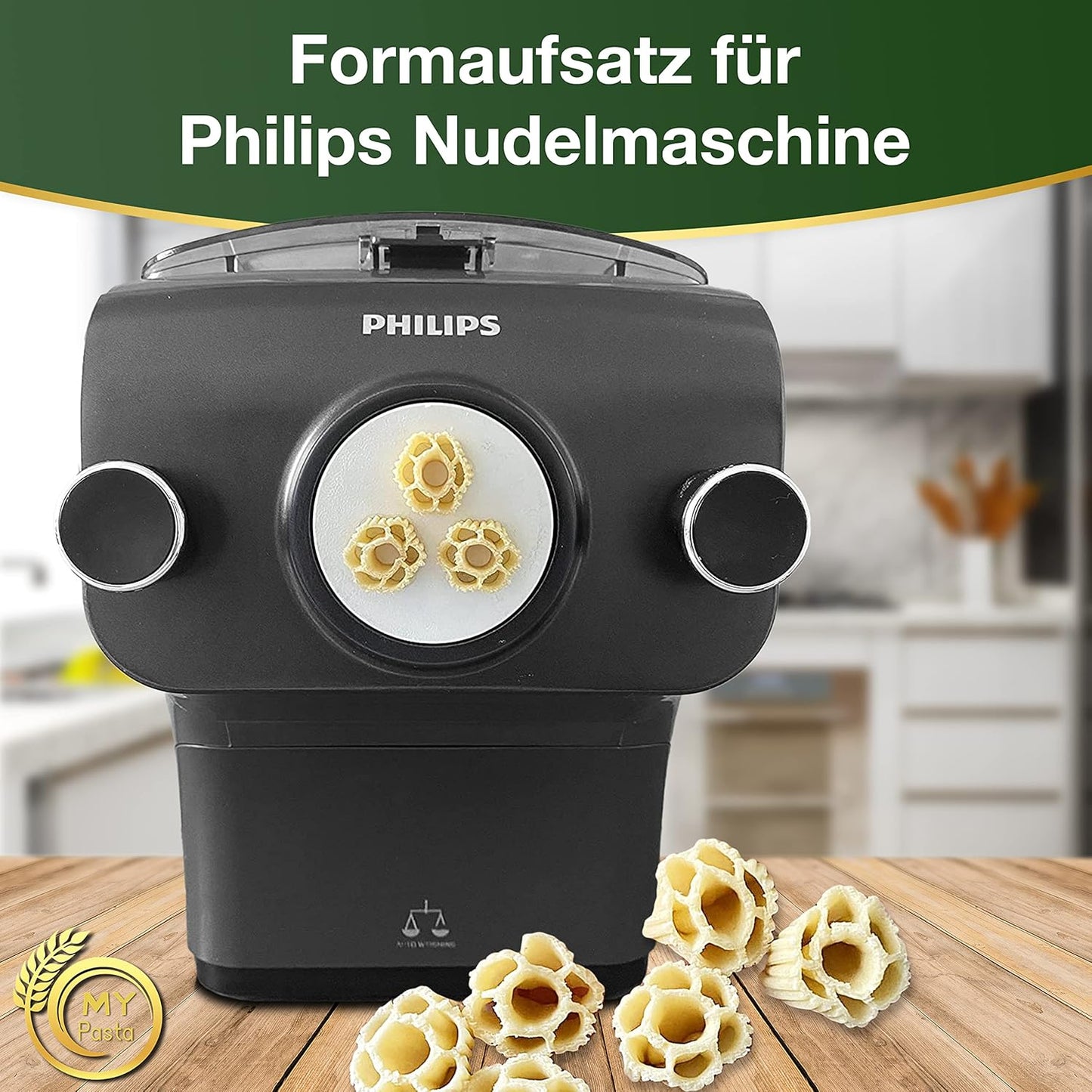 Blumen-Formaufsatz für Nudelmaschine, Blumen 3er