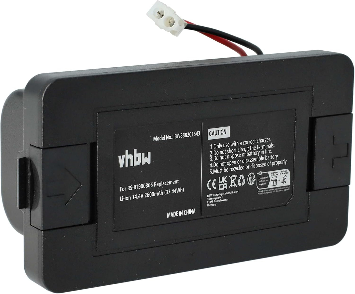 Ersatzakku für Rowenta RS-RT900866 Heimroboter (2600mAh, 14,4V)