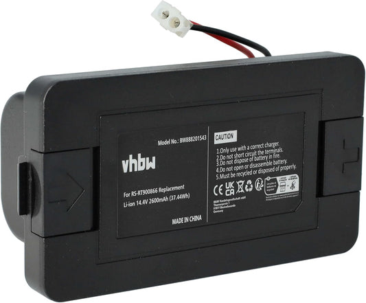 Ersatzakku für Rowenta RS-RT900866 Heimroboter (2600mAh, 14,4V)