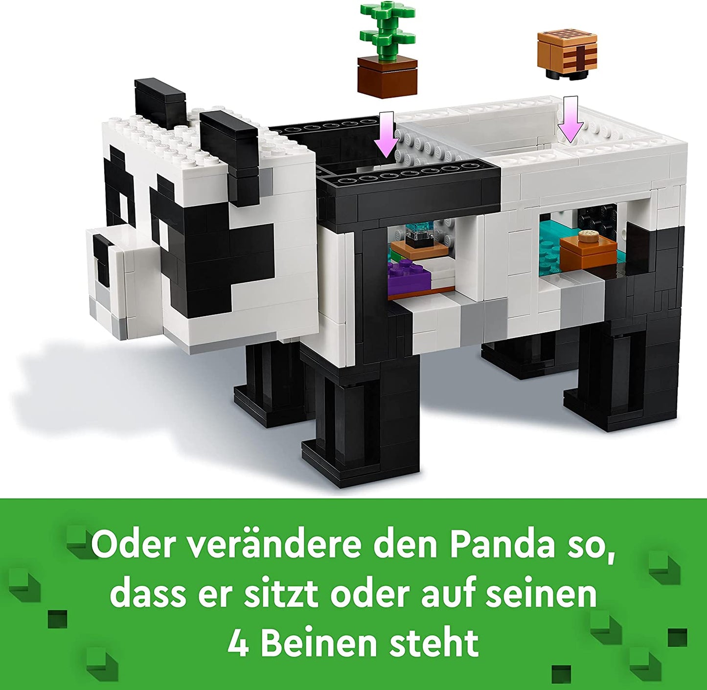 21245 Minecraft Das Pandahaus, Konstruktionsspielzeug, Single