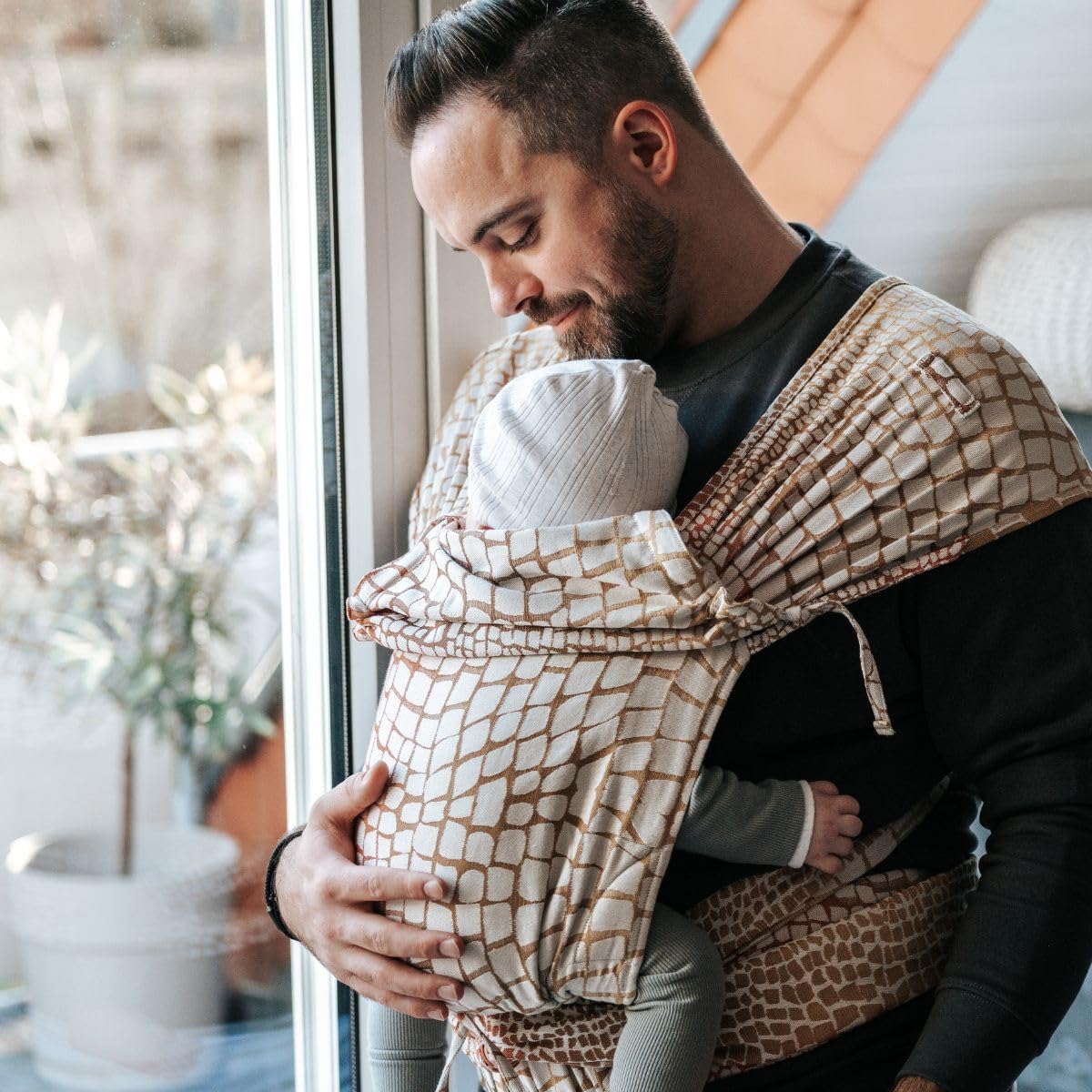 Hop-Tye Advanced Babytrage, Darwin creme