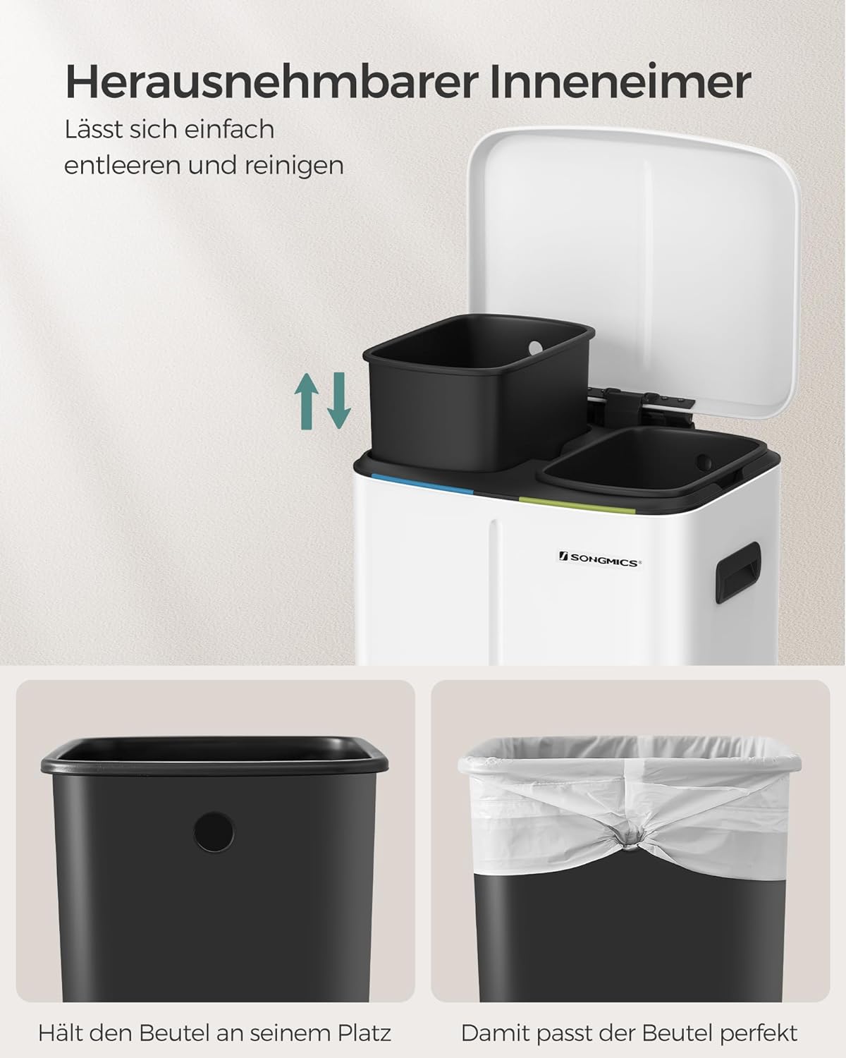 Treteimer, Weiss
