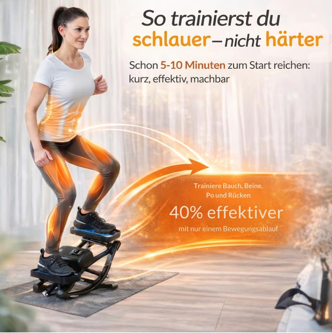Rollslider Mini-Stepper für Ganzkörpertraining