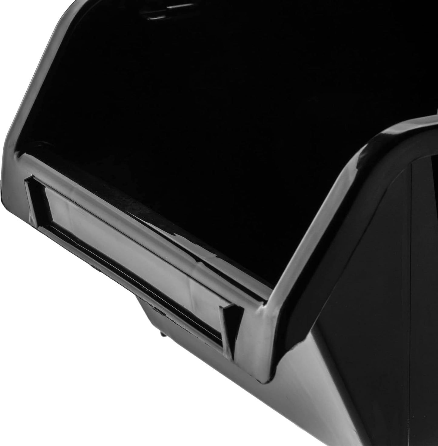 10-teiliges Werkstatt-Stapelkisten-Set, 390x240mm Schwarz 10 Stück