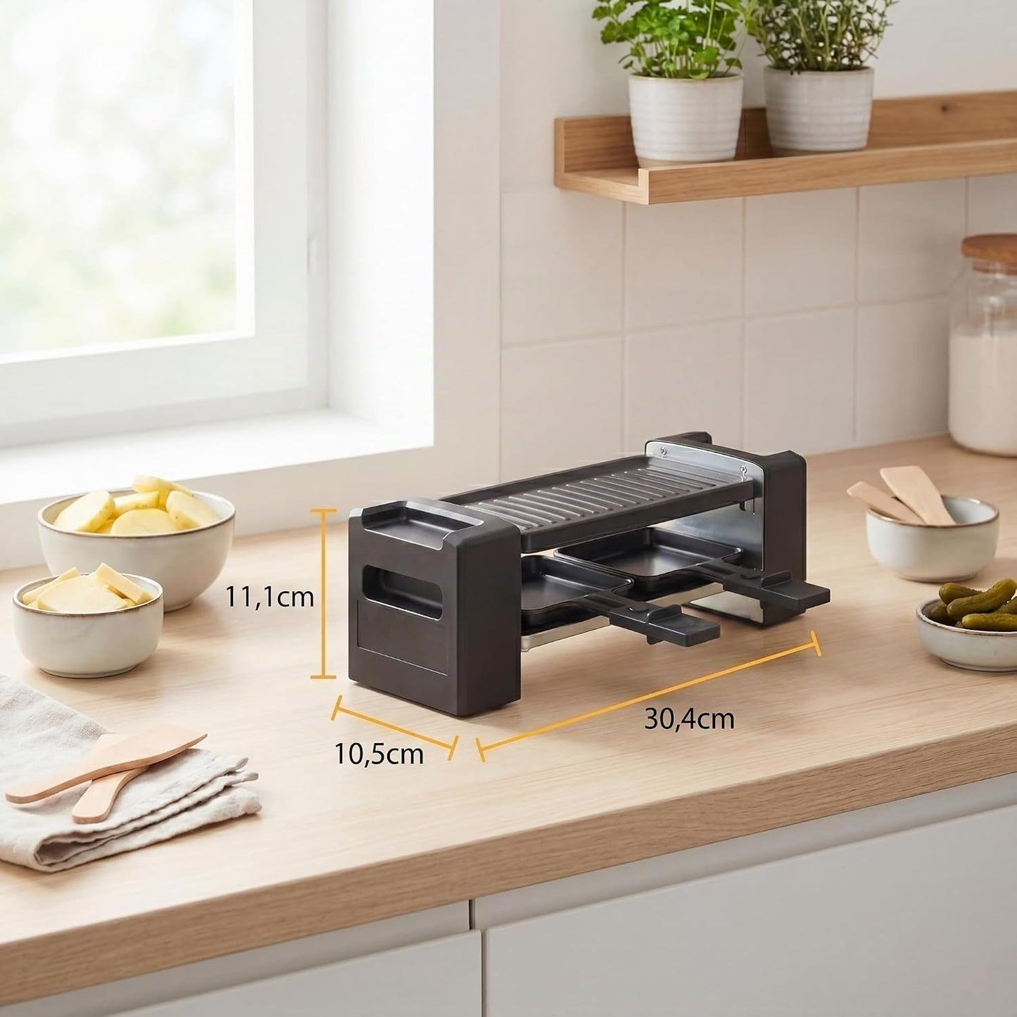 RA-2751 Raclette-Mini-Grill für 2 Personen