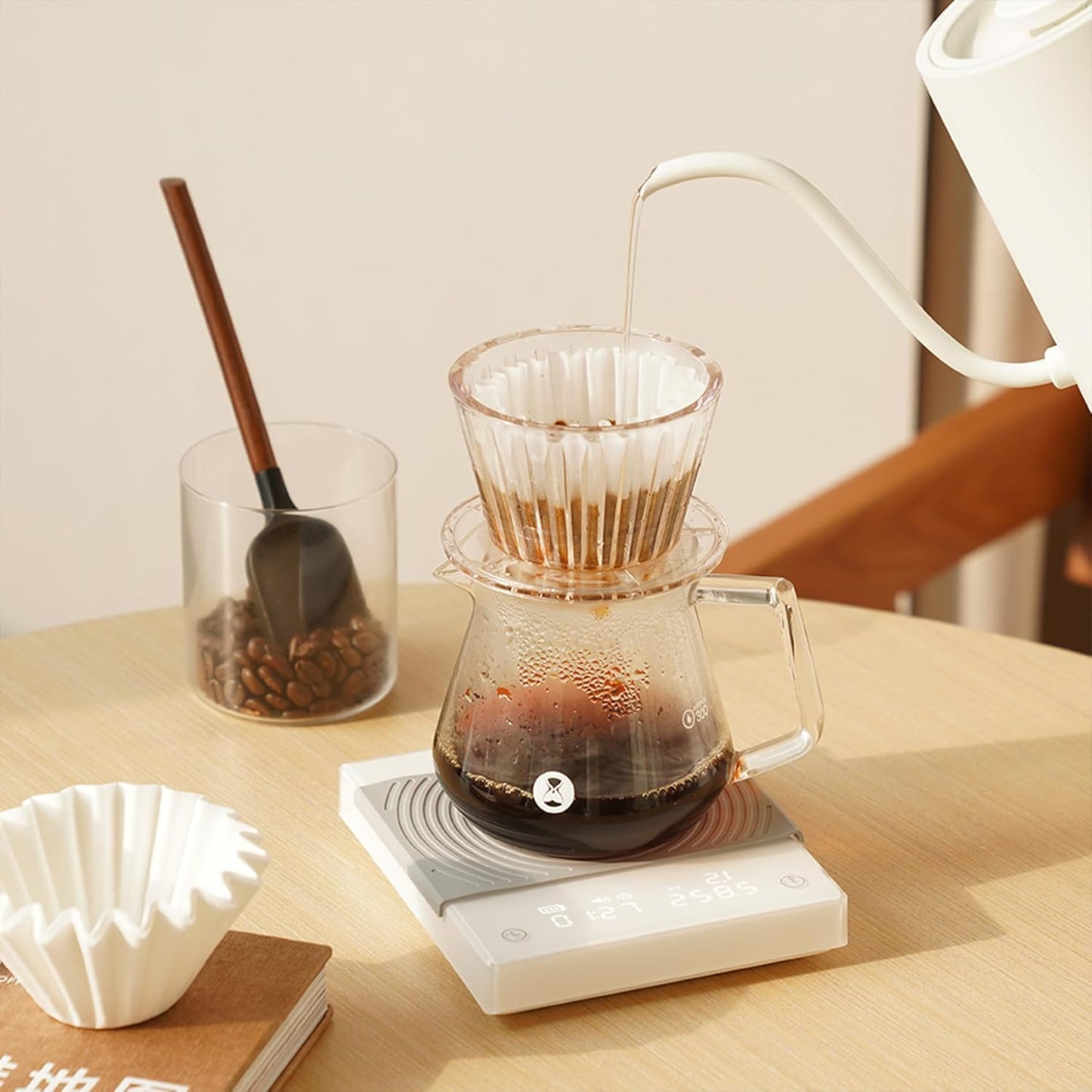 Kaffeewaage, Basic 2.0 weiß