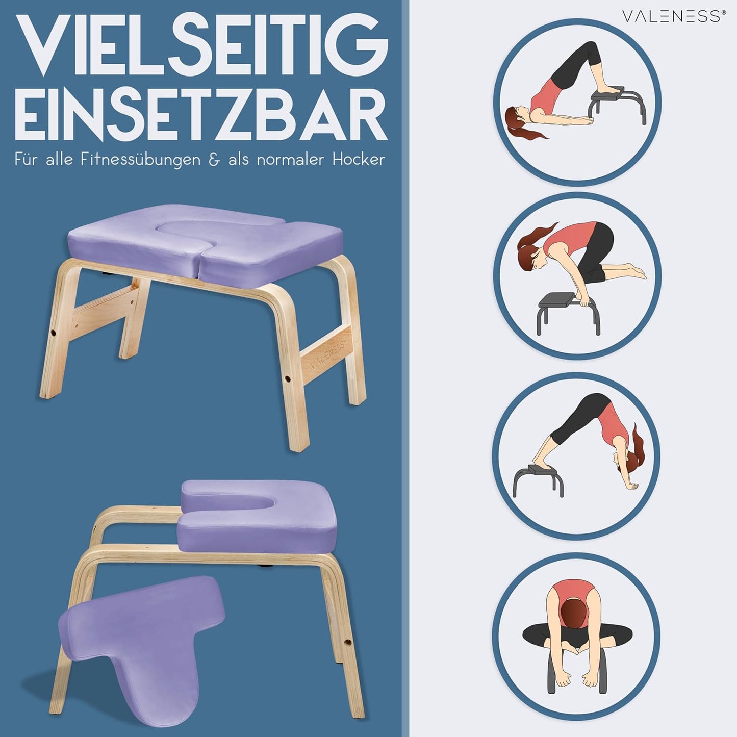 Kopfstandhocker, Violet