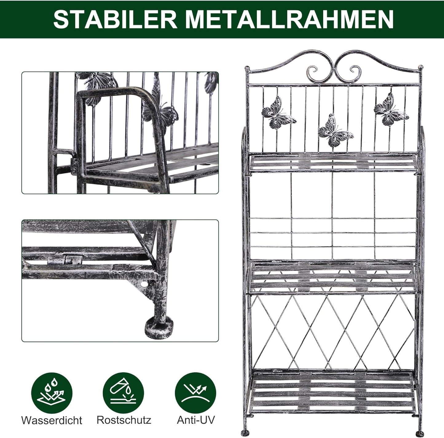 Pflanzregal mit 3 Ebenen