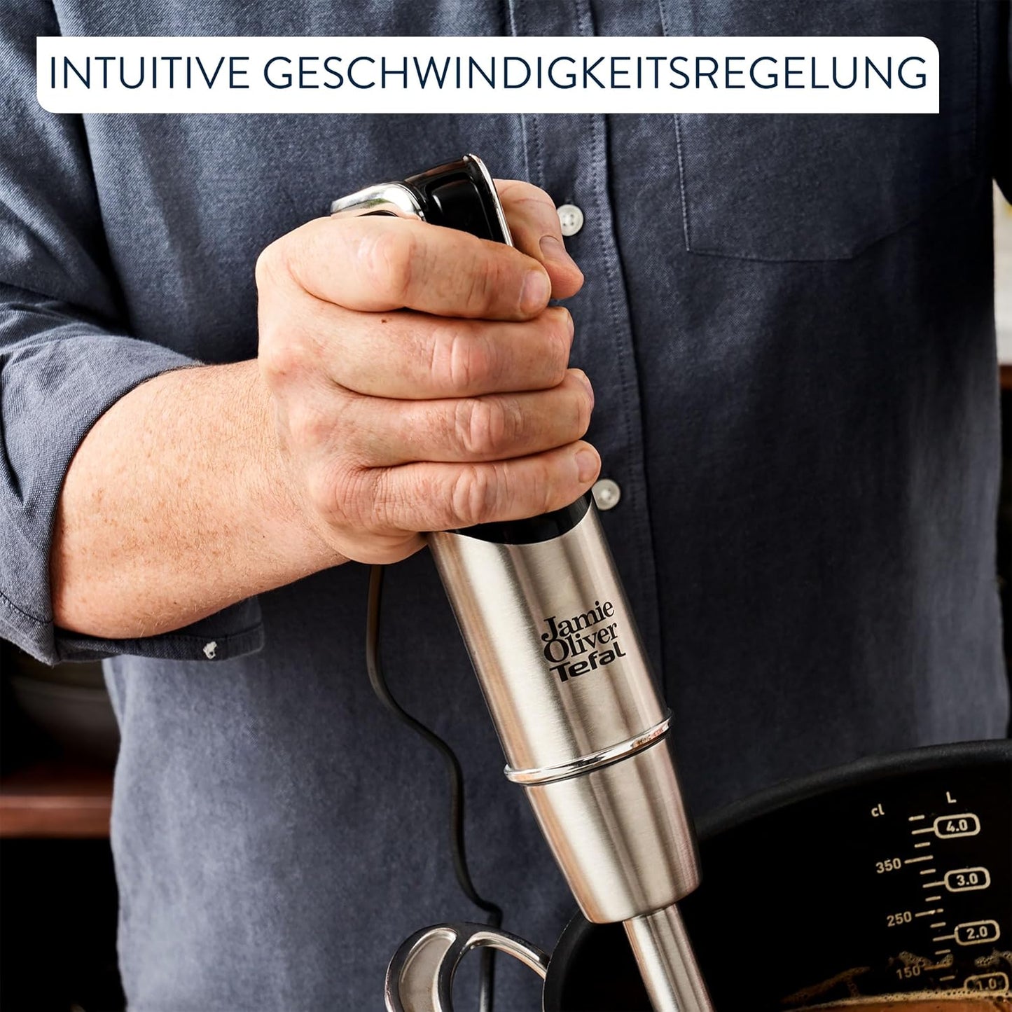 Stabmixer Jamie Oliver, Stabmixer inkl. 800 ml Becher