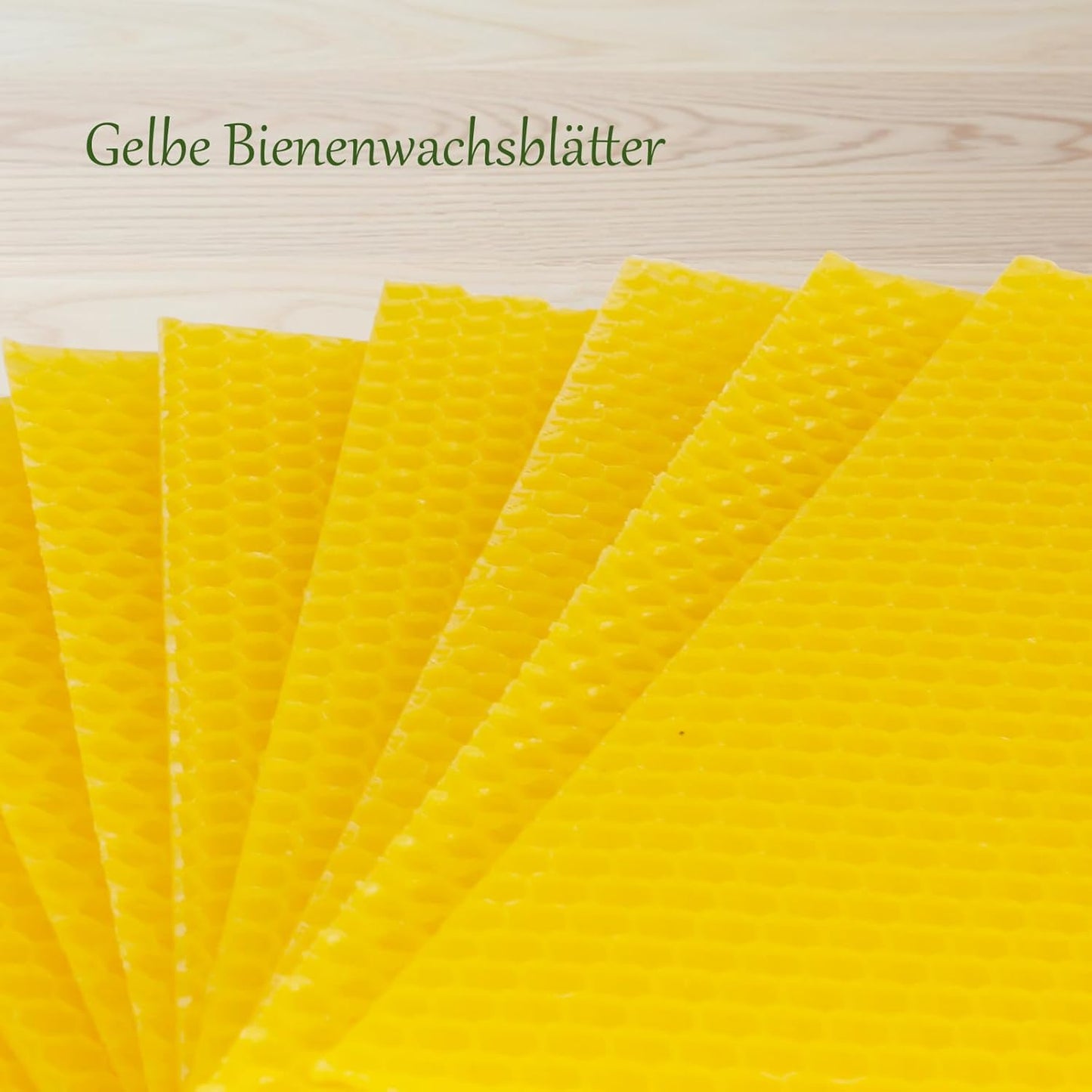 Bienenwachs-Kerzenherstellungsset, Natürliches Gelb