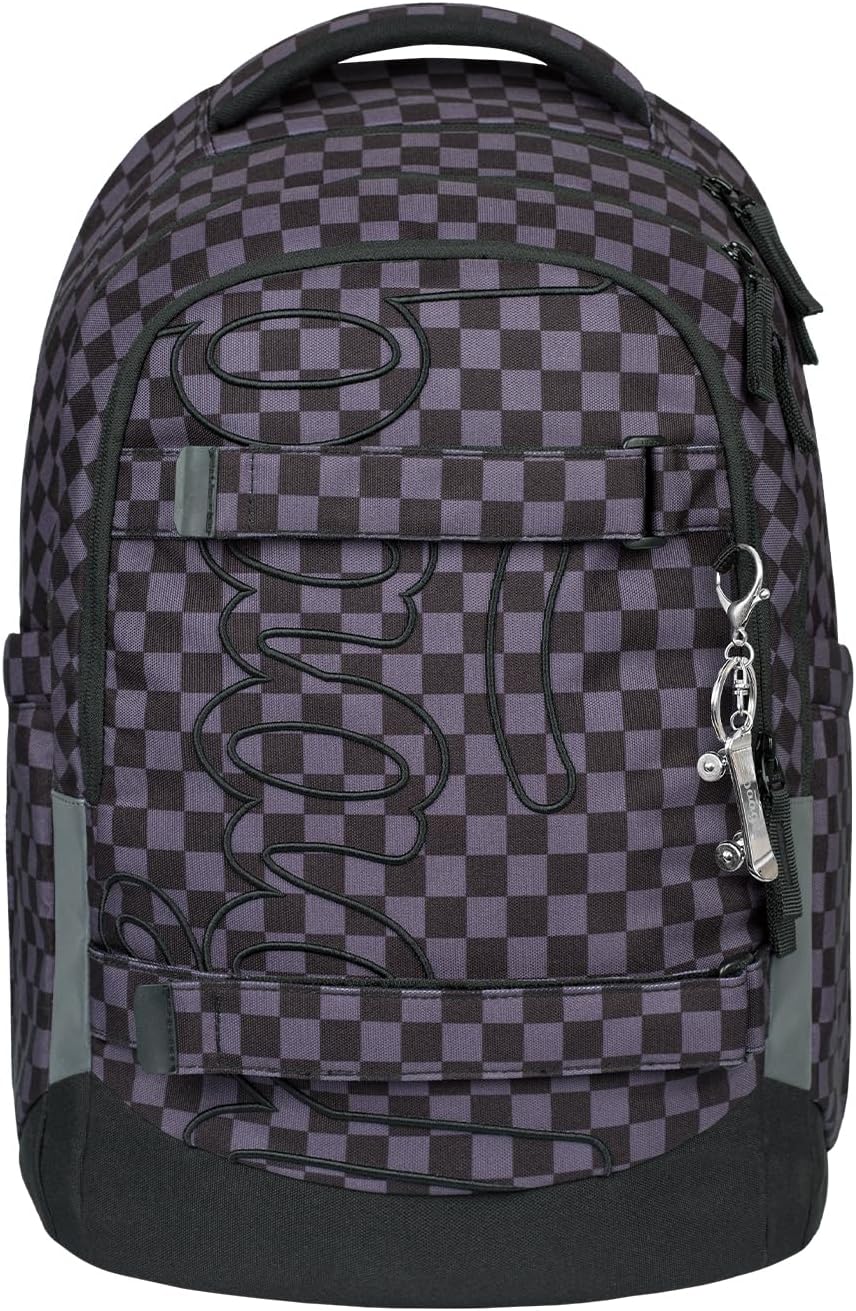 Schulrucksack-Set für Teenager, Ska Grau