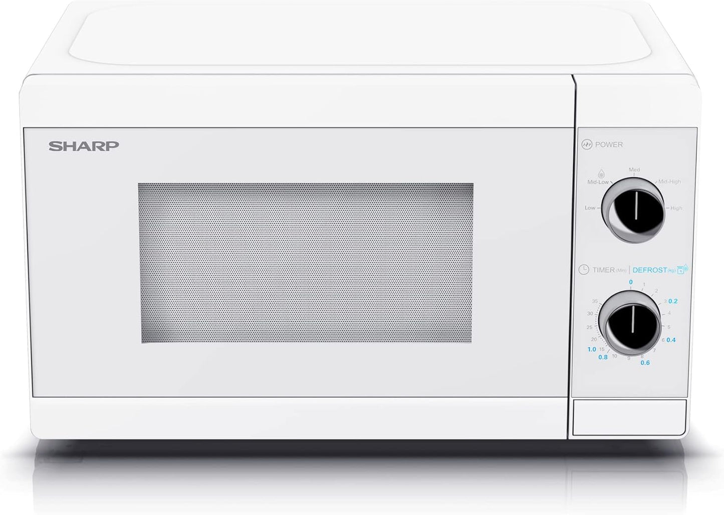 Mikrowelle YC-MS01E-C mit Auftaufunktion, Kristallweiss
