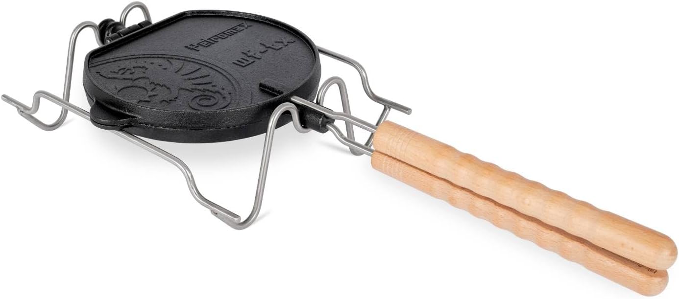 Wende-Waffeleisen für Outdoor-Küche