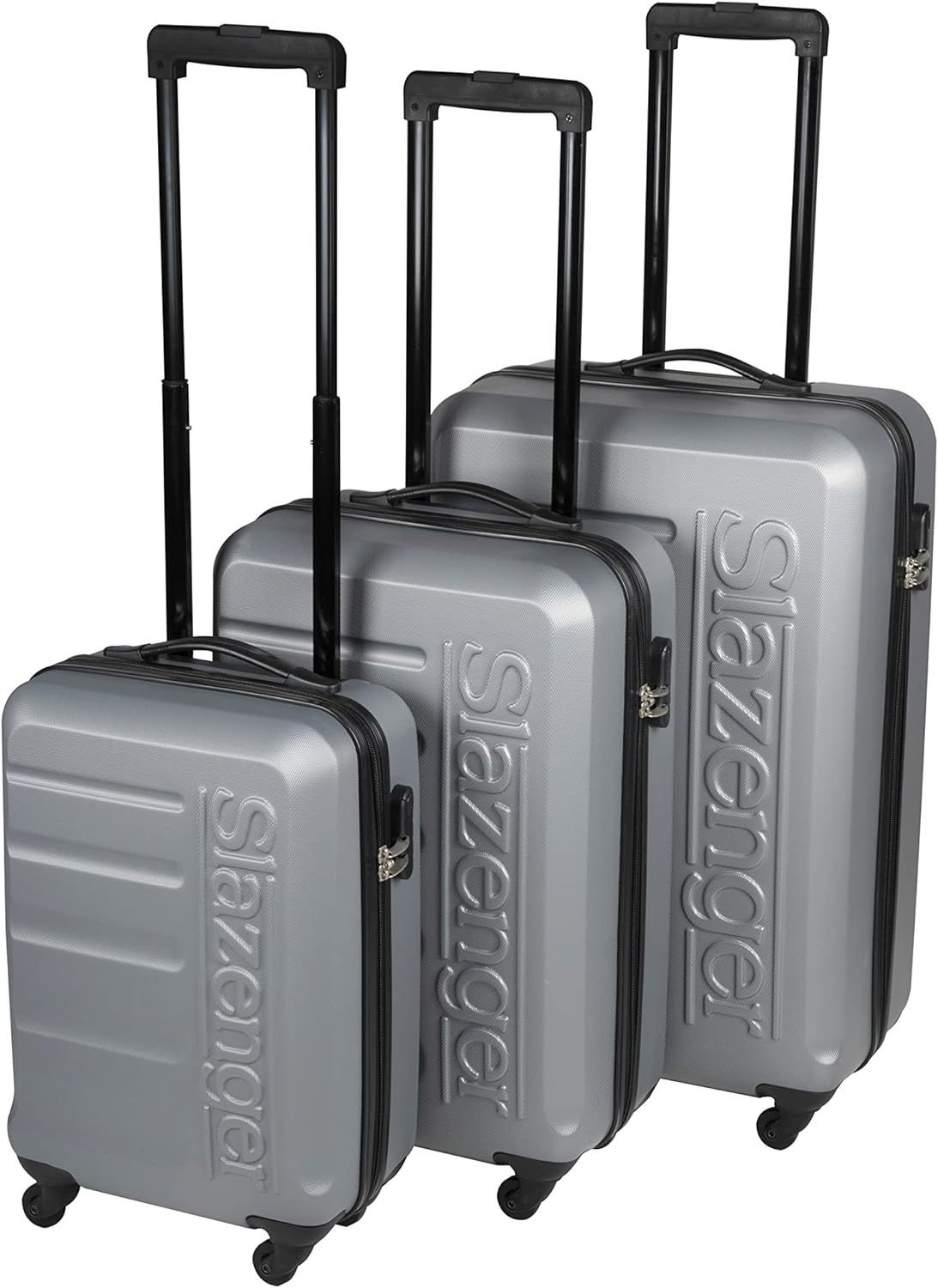 Trolley Set 18/22/26" ABS 3pcs, 3-Teilig Grau Grau