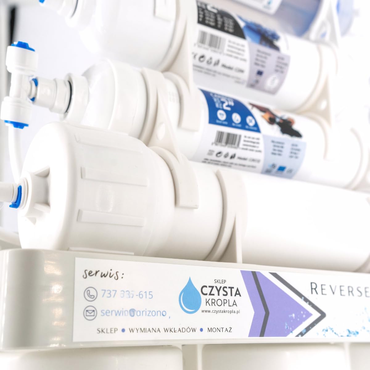 7-Stufen Umkehrosmose Wasserfilter mit Ionisator