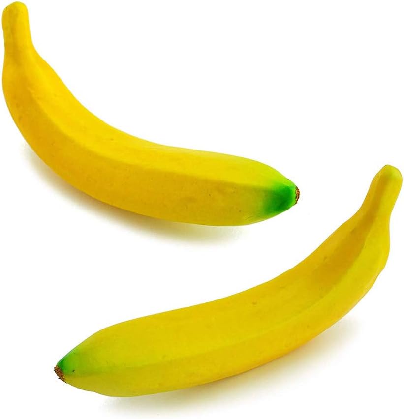 Fake Bananen-Dekoration, 6 Stück, Banana