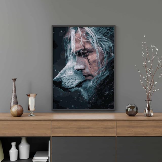 Malen nach Zahlen Set 40 x 50 cm, Geralt-Saga