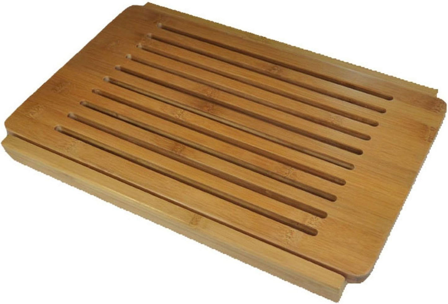 Brotschneidebrett mit Krümelrost und Auffangschale, 40L x 27B cm