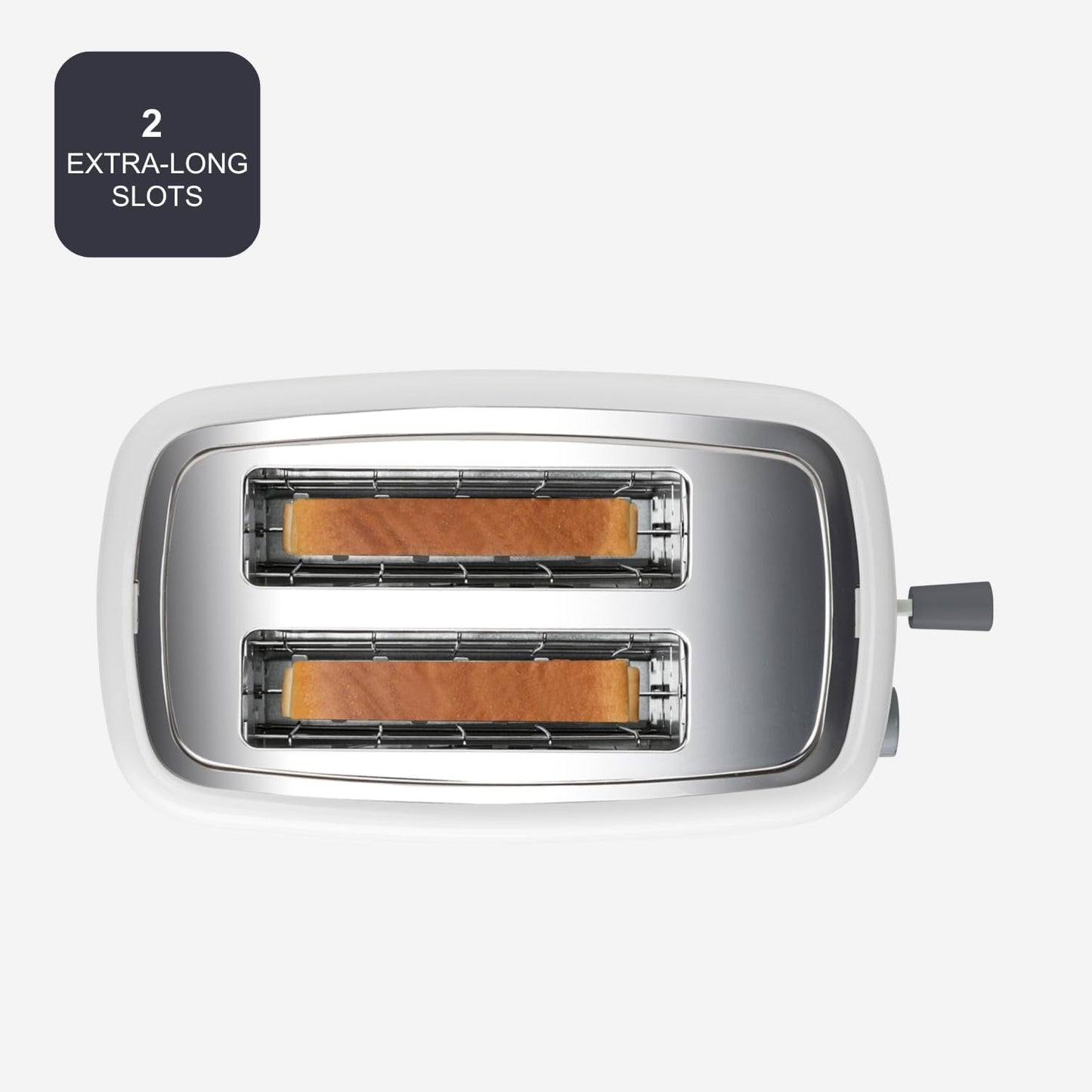 BXTOA820E - Toaster mit 2 breiten Toastschlitzen, 2 Schlitze | Zangen
