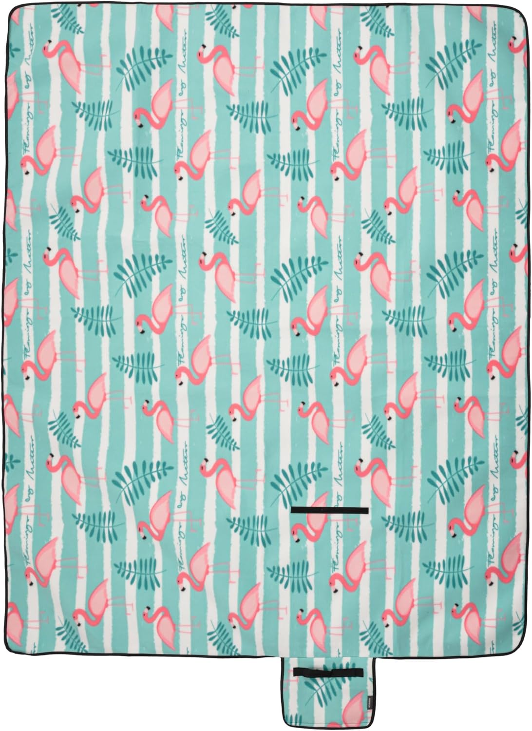 XXL-Picknickdecke, 200x200 cm, 200x200 cm Flamingos
