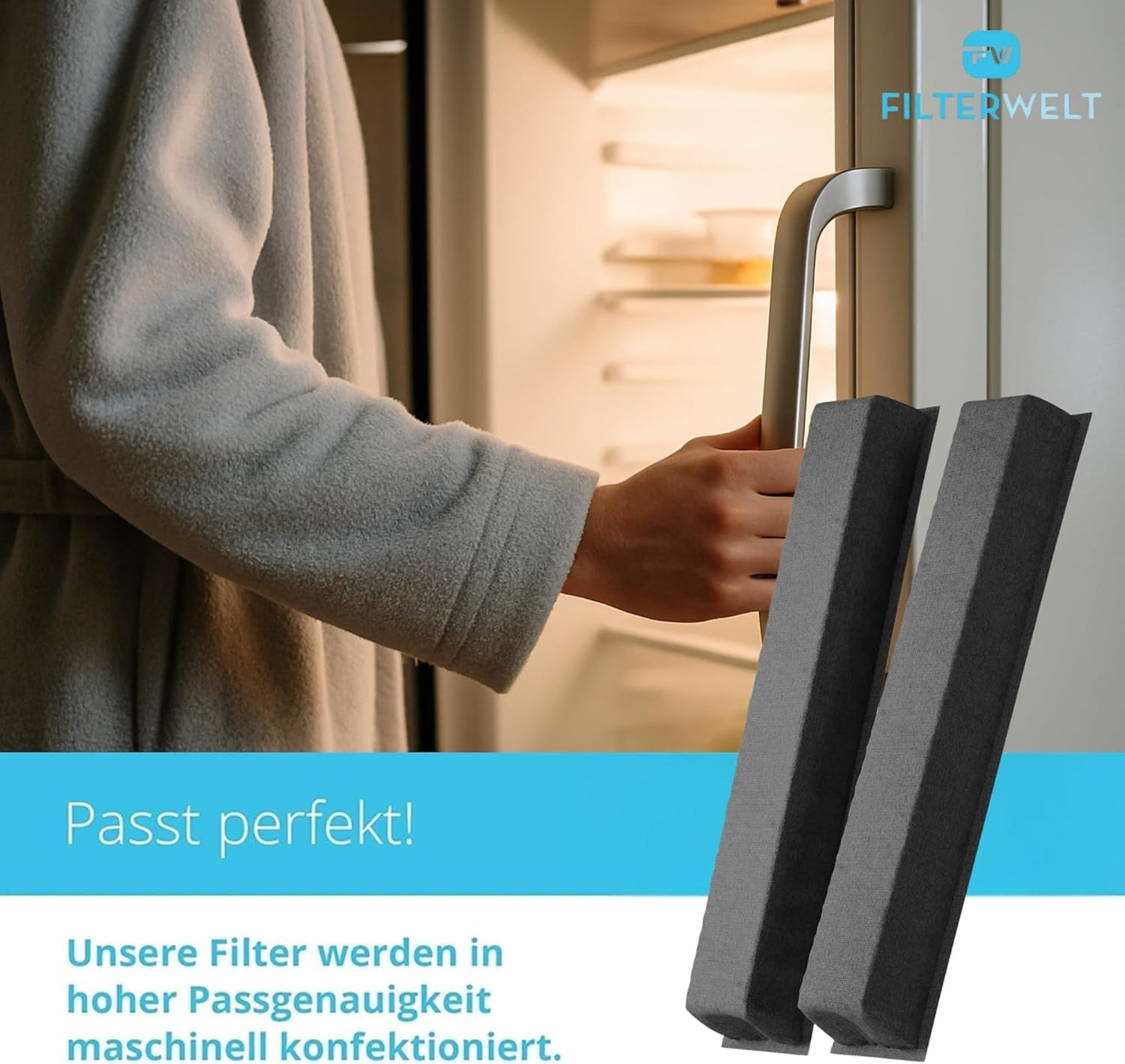 Aktivkohle Luftfilter-Set für Miele Kühlschrank
