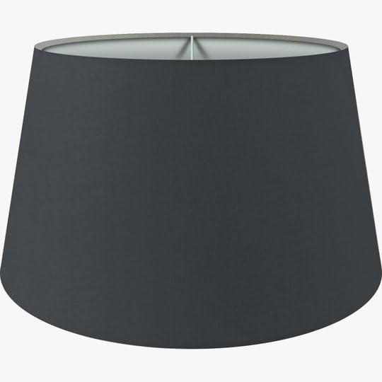 Lampenschirm, Schwarz XL = ØU: 30cm | ØO: 23cm | H: 18cm