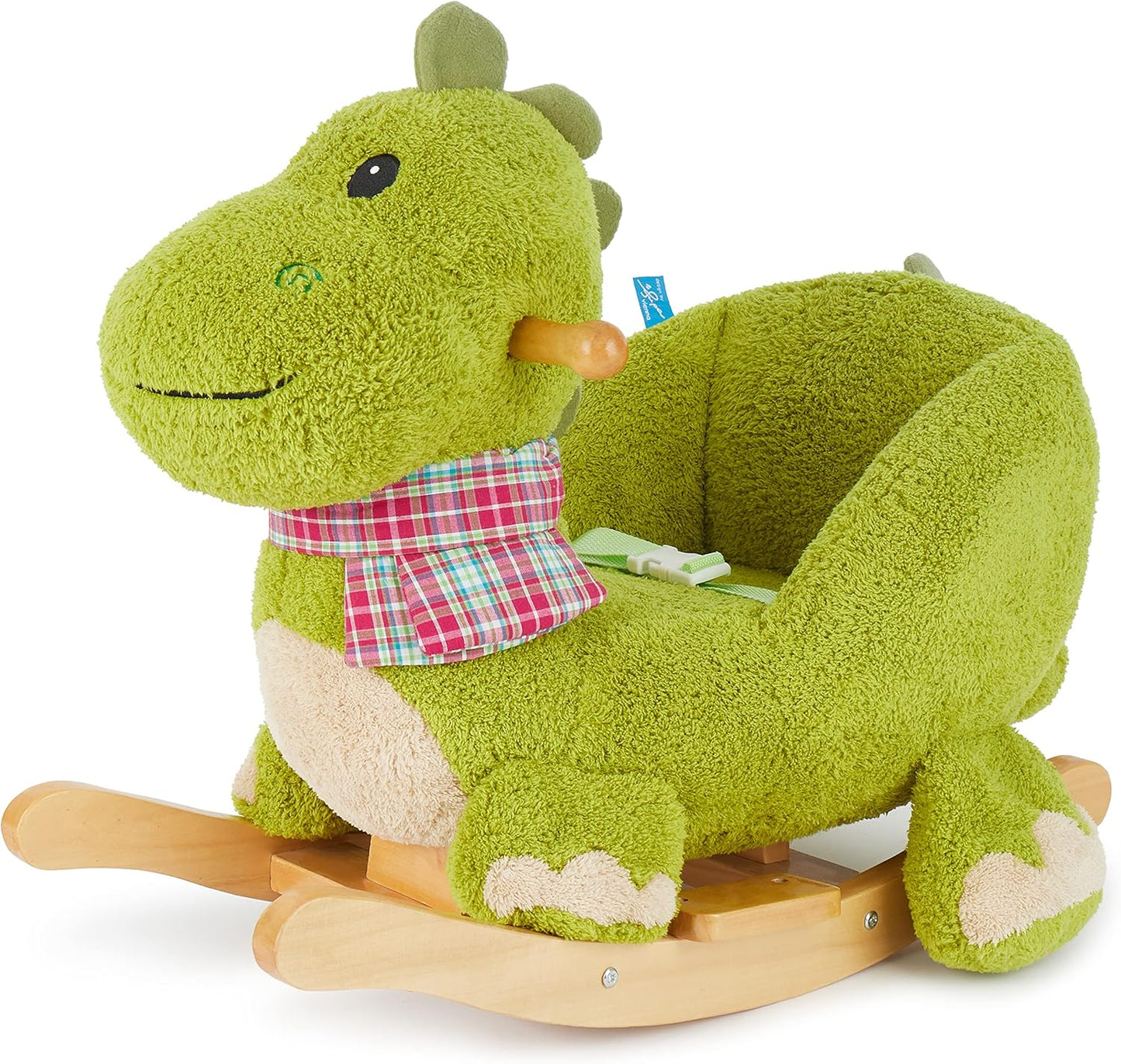 Plüsch-Schaukeltier - Dino mit Sicherheitsgurt, Dino
