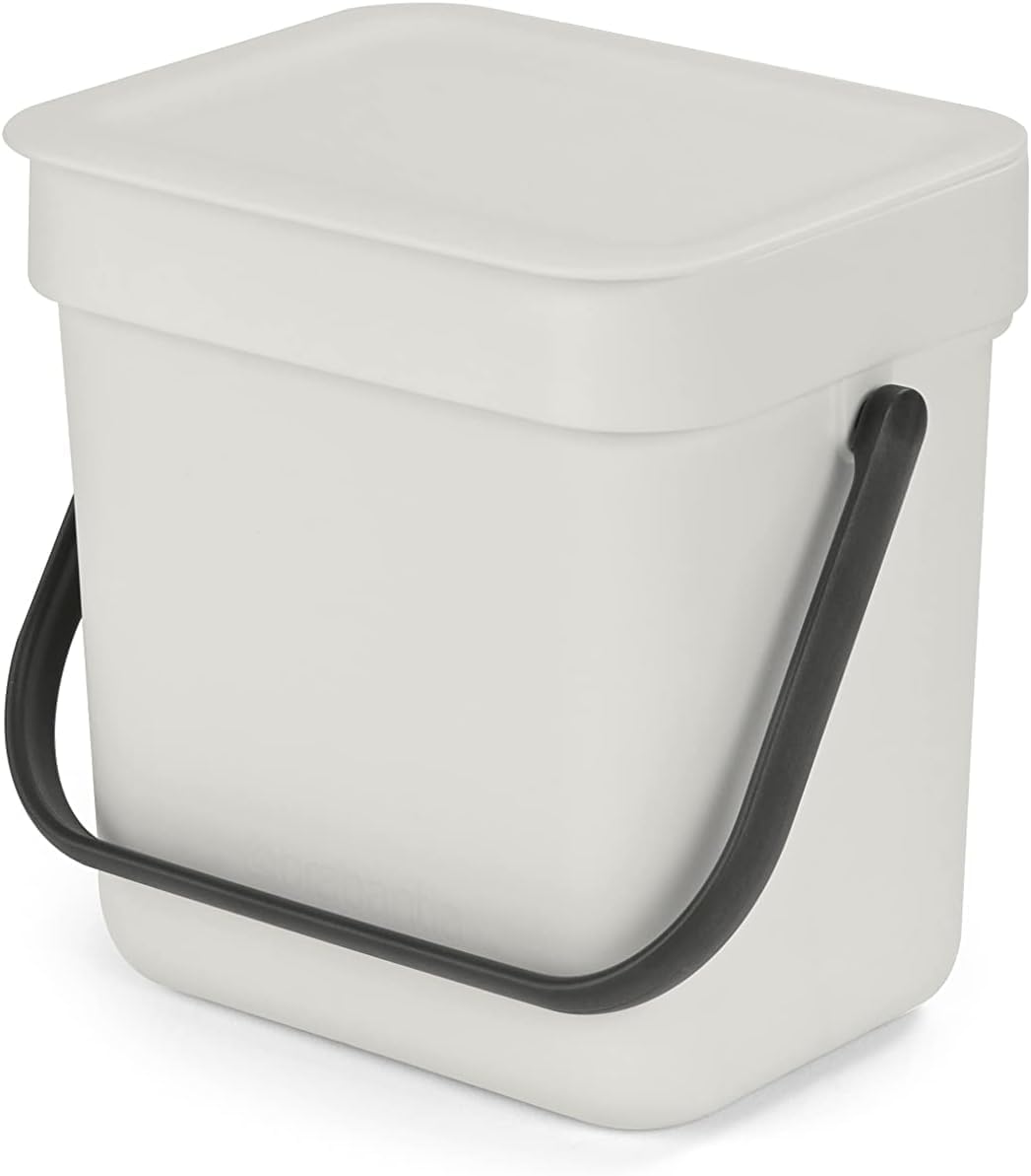 Komposteimer Sort & Go, Light Grey 3 Liter