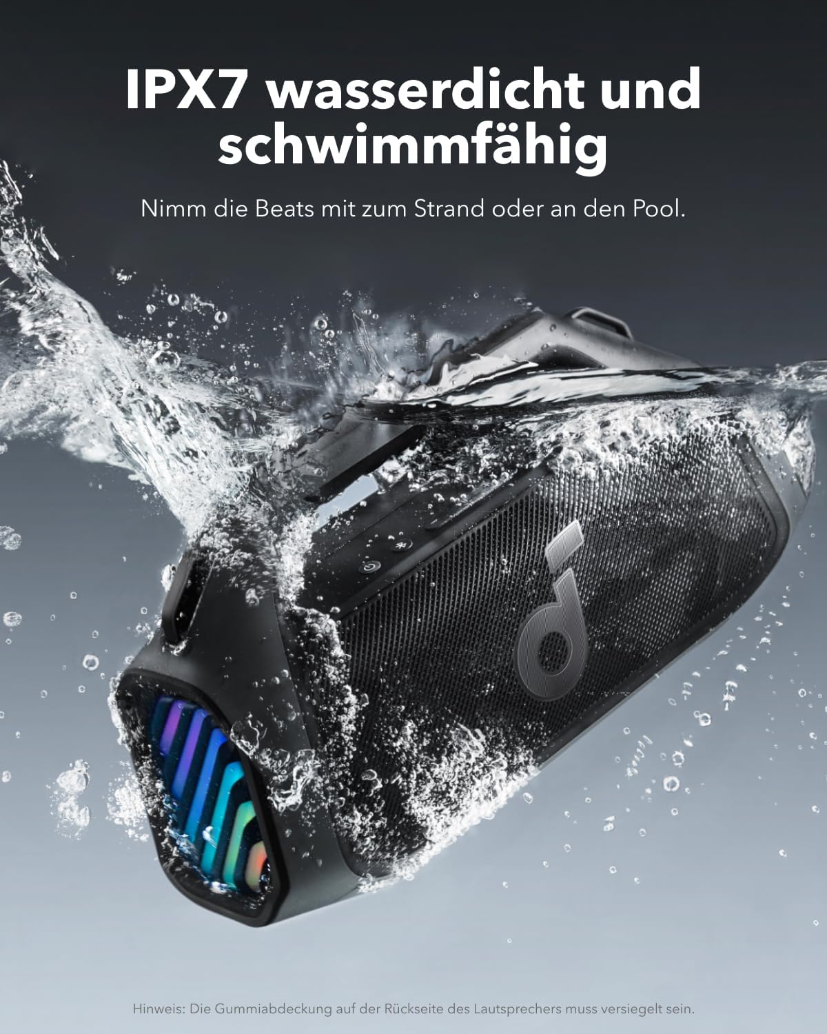 Boom 2 Plus Bluetooth-Lautsprecher, black