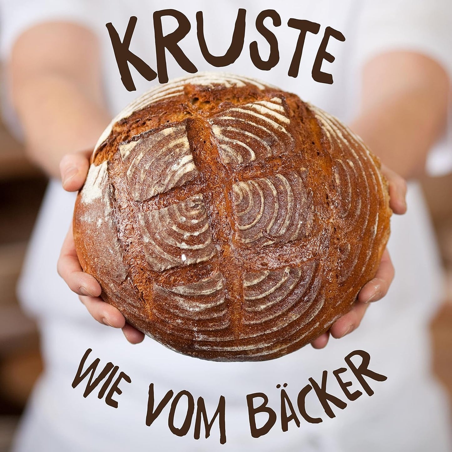 2er-Set Gärkörbe mit Teigschaber, Set Rund (22 + 25cm)