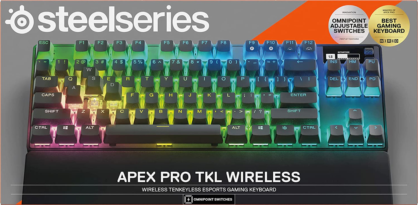 Apex Pro TKL Wireless, Gaming-Tastatur, Wireless TKL (2023) Deutsches QWERTZ