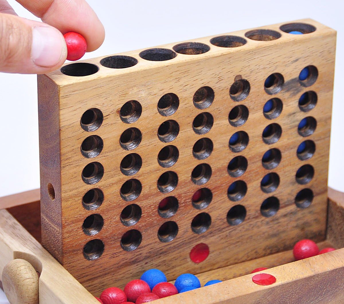 Vier Gewinnt aus Holz