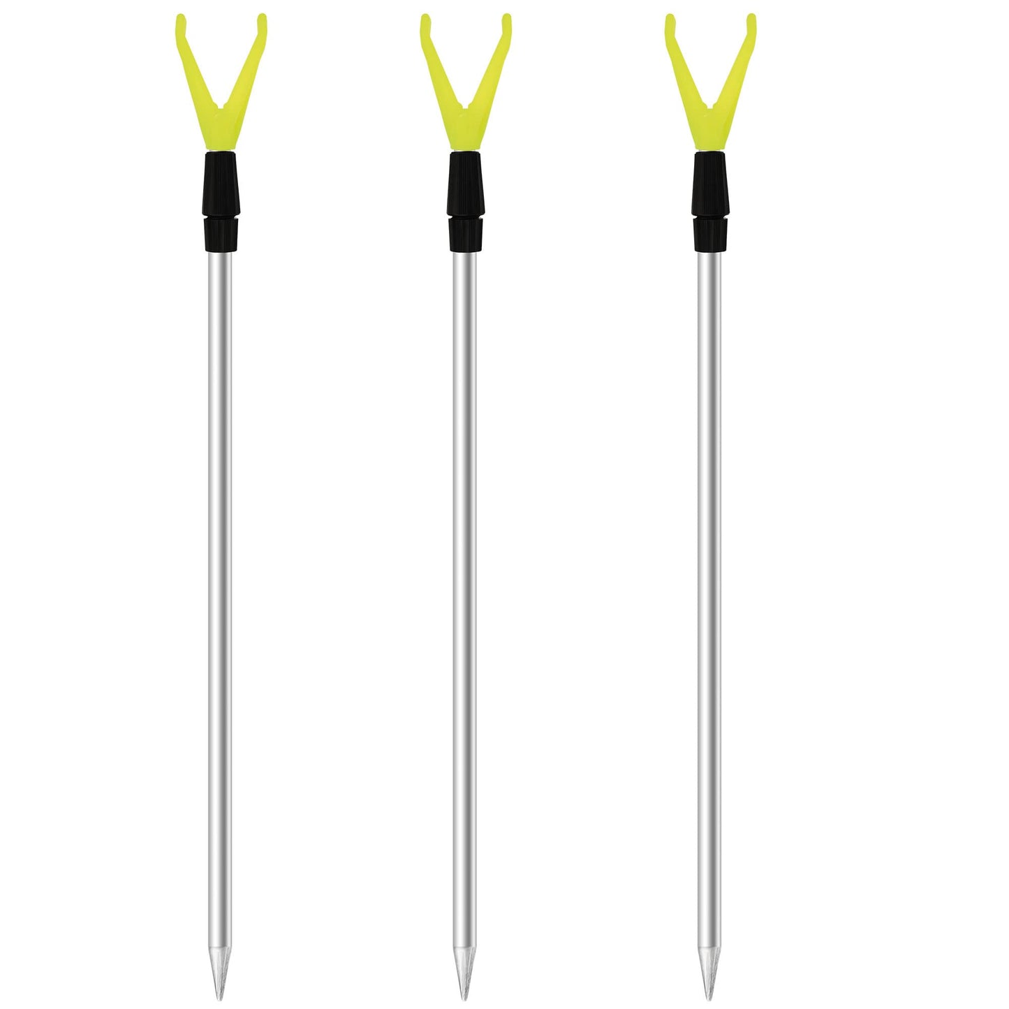 3-teiliges Teleskop Rutenhalter-Set, 75-135 cm, 3 Stück